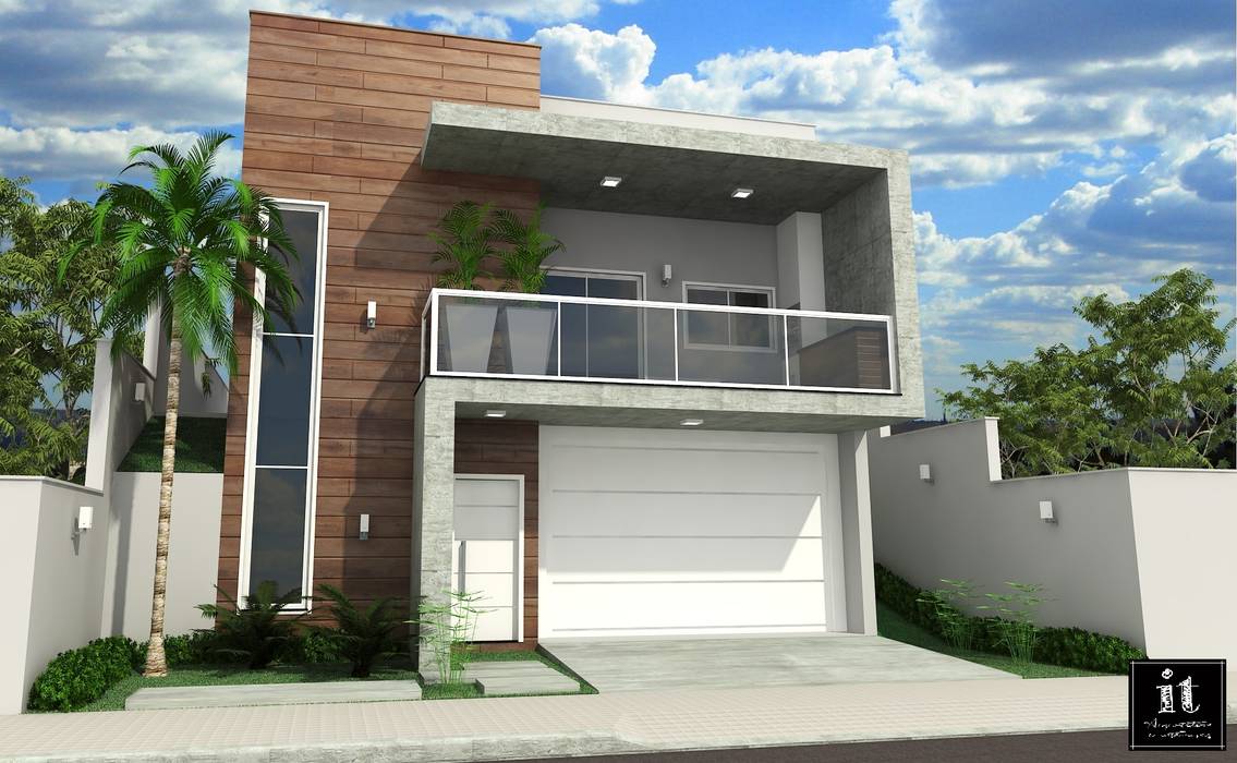 Projeto, IT AQUITETURA E INTERIORES IT AQUITETURA E INTERIORES Modern houses