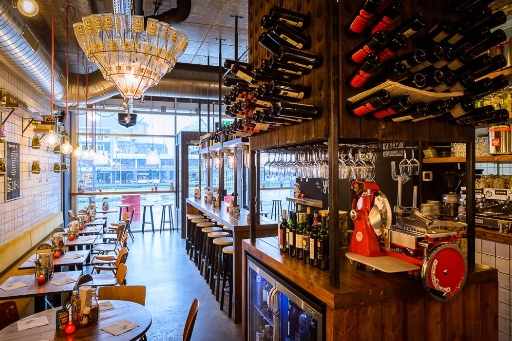 Firma Pickles | Burgers & Wines – Markthal Rotterdam, Tubbs design Tubbs design Commercial spaces Gastronomy