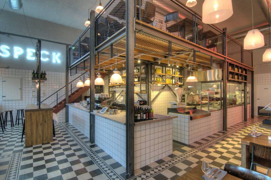 SPECK | BAR & GRILL – UTRECHT, Tubbs design Tubbs design مساحات تجارية مطاعم