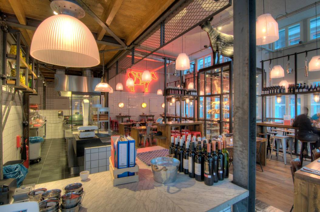 SPECK | BAR & GRILL – UTRECHT, Tubbs design Tubbs design พื้นที่เชิงพาณิชย์ ร้านอาหาร