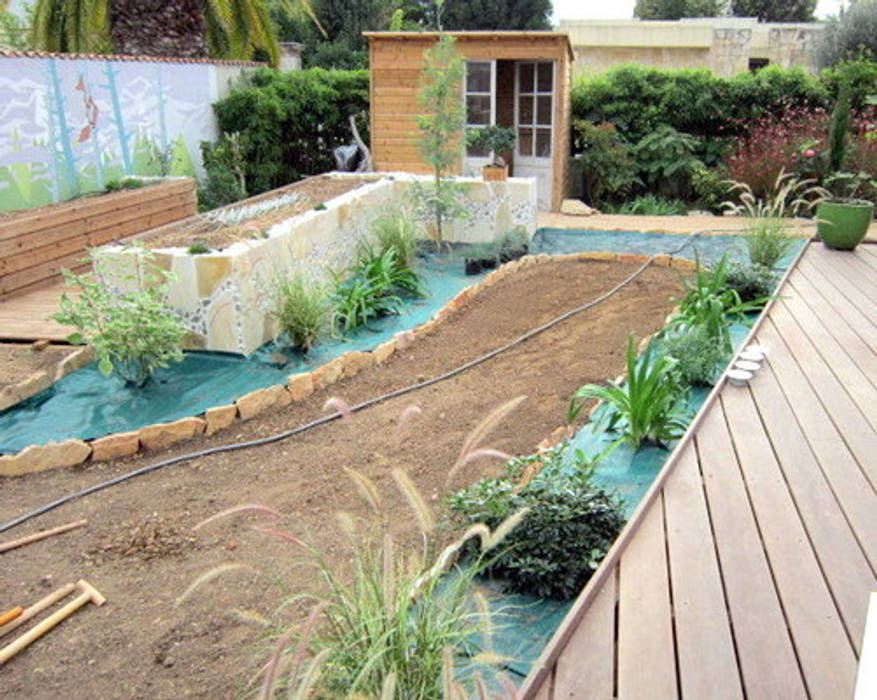 100 m2 de verdure dans Montpellier, Les Jardins de Marion Les Jardins de Marion