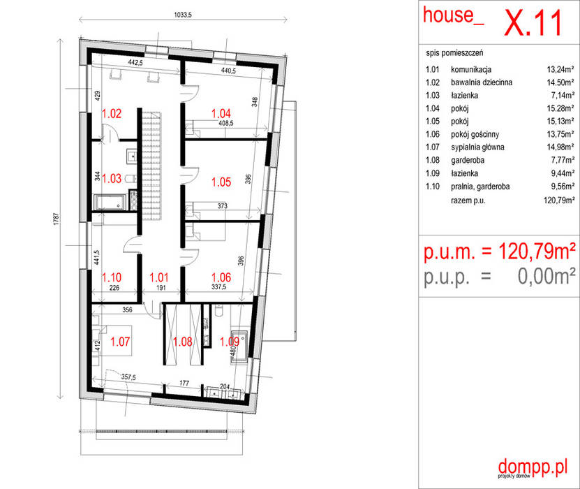 Projekty domów - House x11, Majchrzak Pracownia Projektowa Majchrzak Pracownia Projektowa