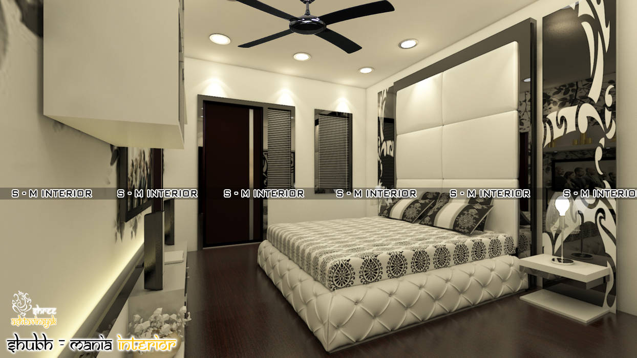 BEDROOM DESIGN, Shubh Mania Interior Shubh Mania Interior Chambre moderne Accessoires & décorations