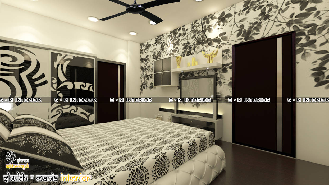 BEDROOM DESIGN, Shubh Mania Interior Shubh Mania Interior Modern style bedroom Accessories & decoration