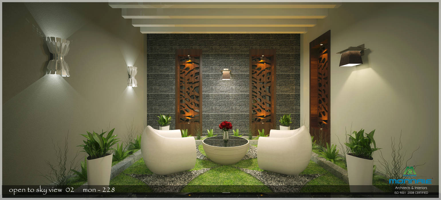 Contemporary Interior Design, Premdas Krishna Premdas Krishna Balcon, Veranda & Terrasse modernes