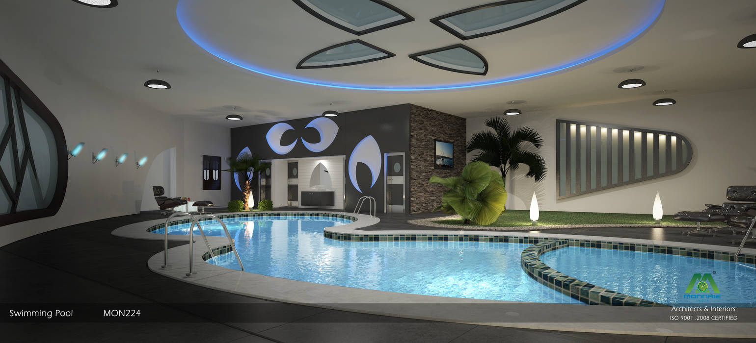 Indoor swimming pool Premdas Krishna Modern pool