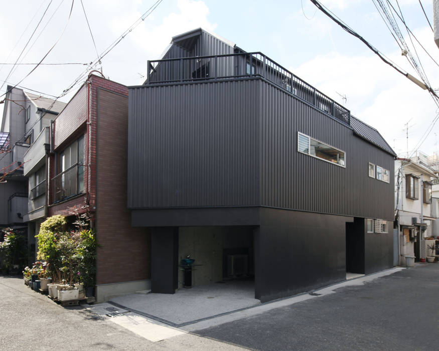 saikudani no ie, 一級建築士事務所アトリエｍ 一級建築士事務所アトリエｍ Modern home Iron/Steel