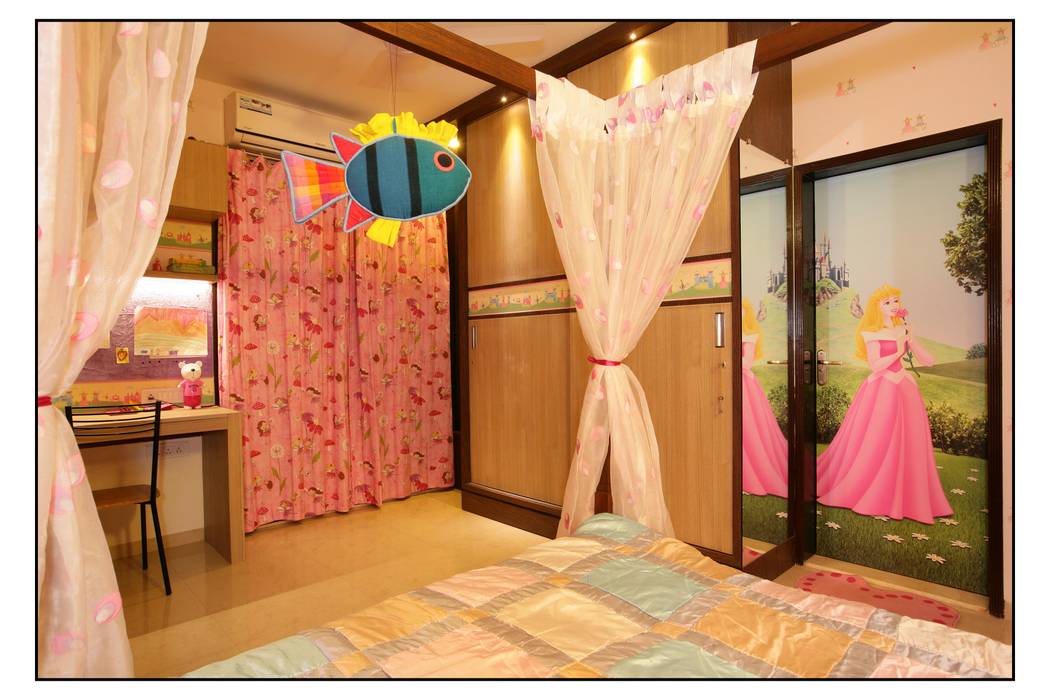 Residence For Captain Nikhil Kanetkar and Ashwini Kanetkar, Navmiti Designs Navmiti Designs Modern style bedroom