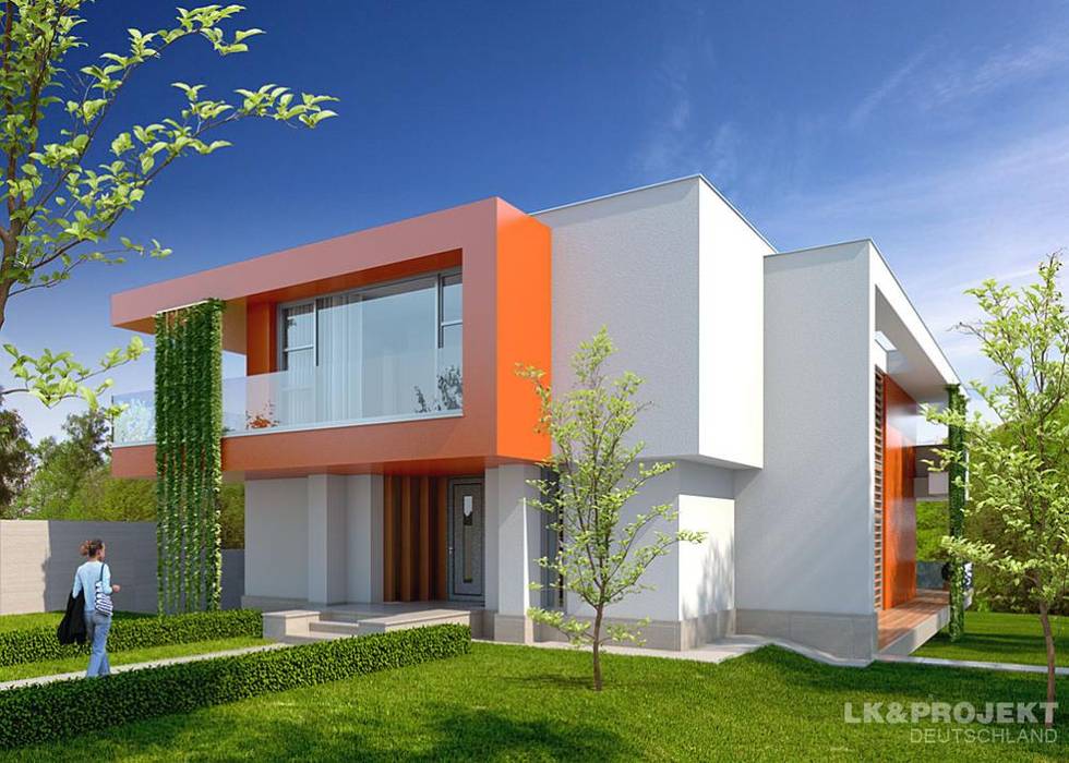 Das Perfekte Haus Fur Moderne Familien Moderne Hauser Von Lk Projekt Gmbh Modern Homify
