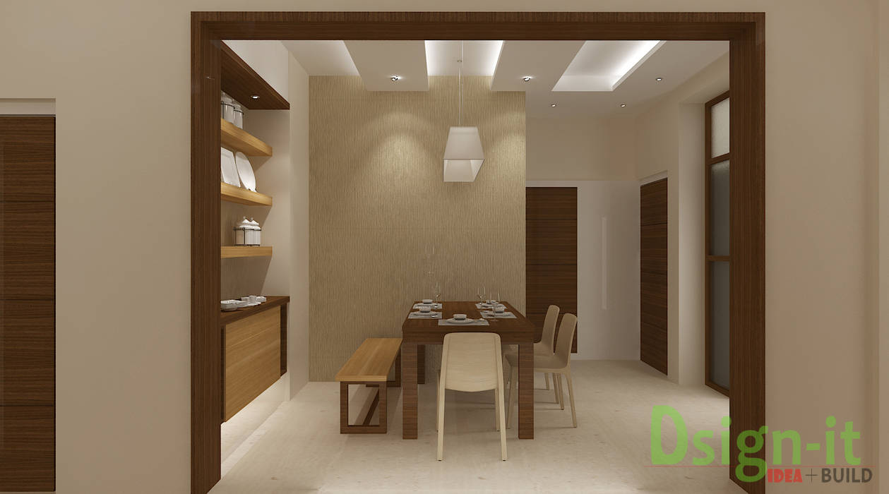 PROJECT-1 ( MR. Sunil , HSR LAYOUT ), Dsign-it Dsign-it Asian style dining room