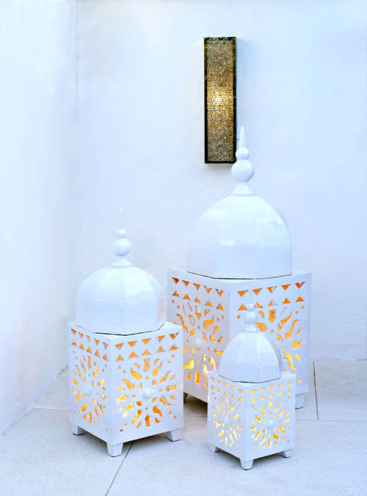 Ceramic lamps homify Casas mediterrânicas Argila Acessórios e Decoração