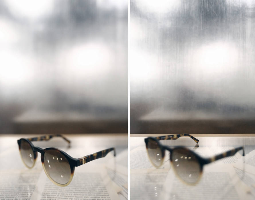 porta occhiali teca labzona Ospedali in stile eclettico Argento / Oro Metallizzato/Argento teca,occhiali,glasses,sunglasses,silver,Negozi & Locali commerciali