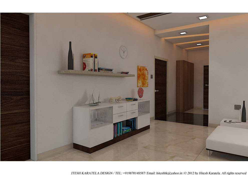 PIROZE PALACE SAMPLE FLAT, HK ARCHITECTS HK ARCHITECTS Modern living room