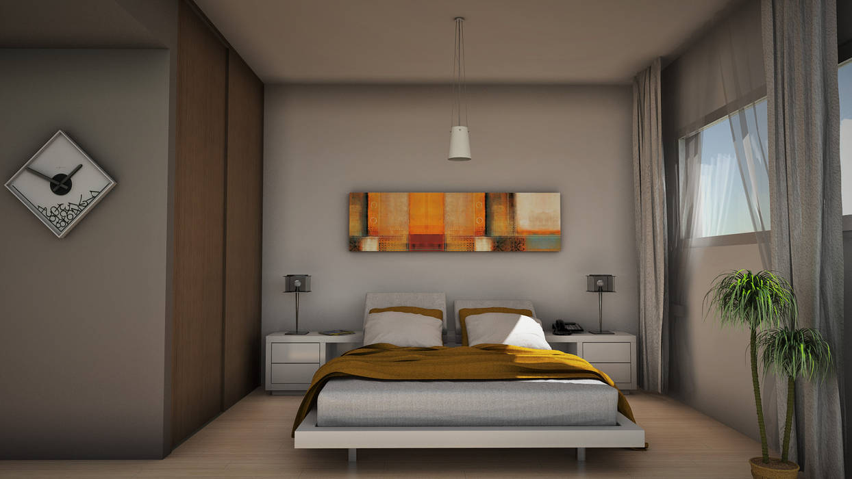 Edificio The Block, GGAL Estudio de Arquitectura GGAL Estudio de Arquitectura Modern style bedroom