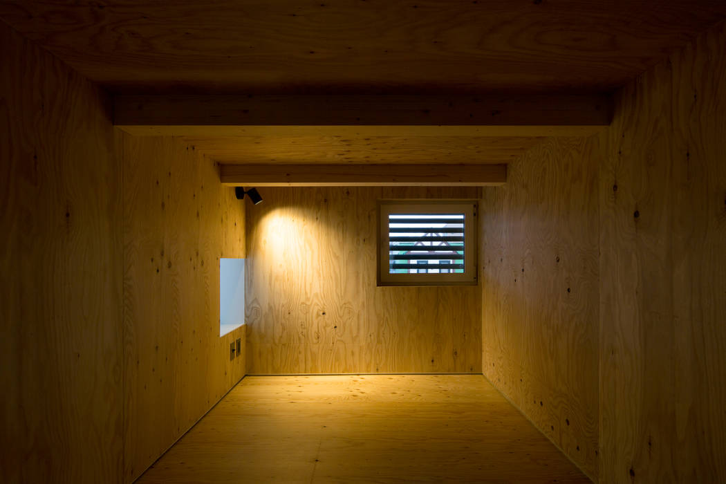 白箱の家（White BOX House）, 一級建築士事務所 Atelier Casa 一級建築士事務所 Atelier Casa 미니멀리스트 미디어 룸