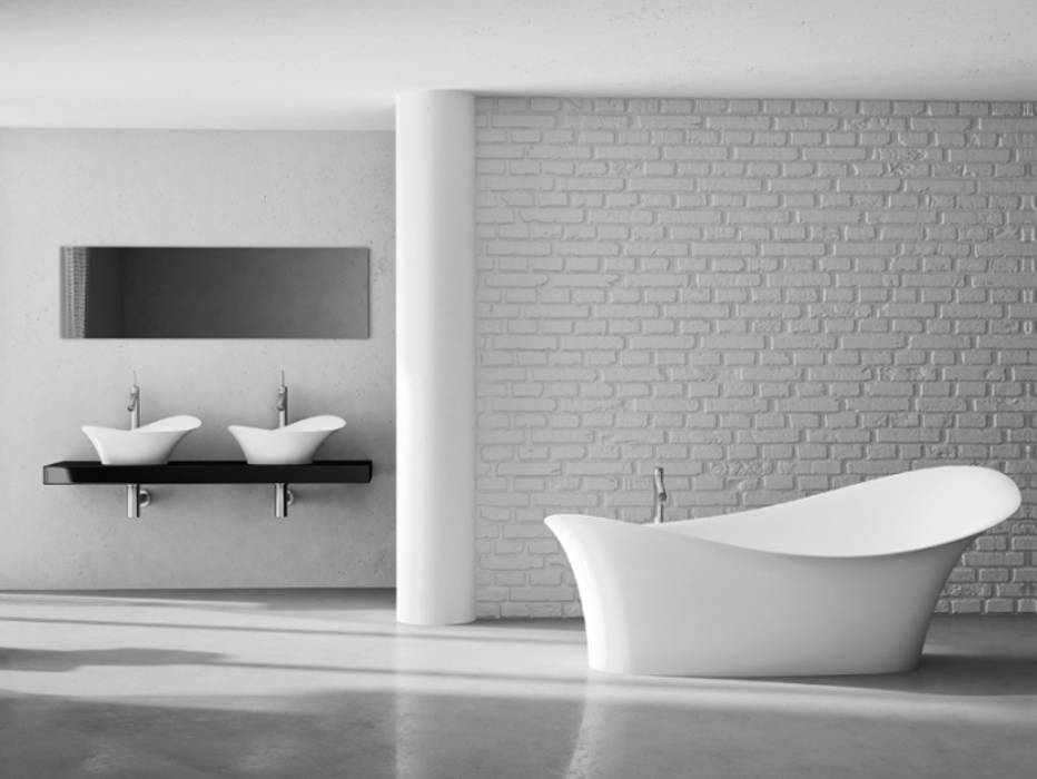 Marmorin, Mirad Beta Mirad Beta Baños de estilo moderno Bañeras y duchas