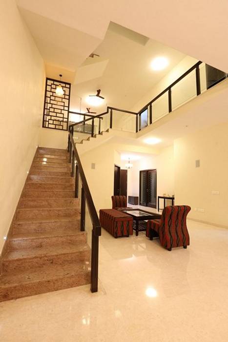 Minimal Melange house, Ansari Architects Ansari Architects Pasillos, vestíbulos y escaleras modernos