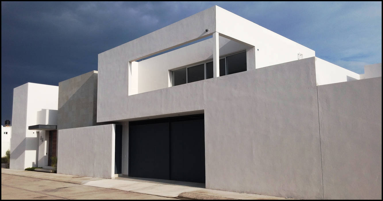 C_LUZ, BAG arquitectura BAG arquitectura Casas modernas Concreto Blanco