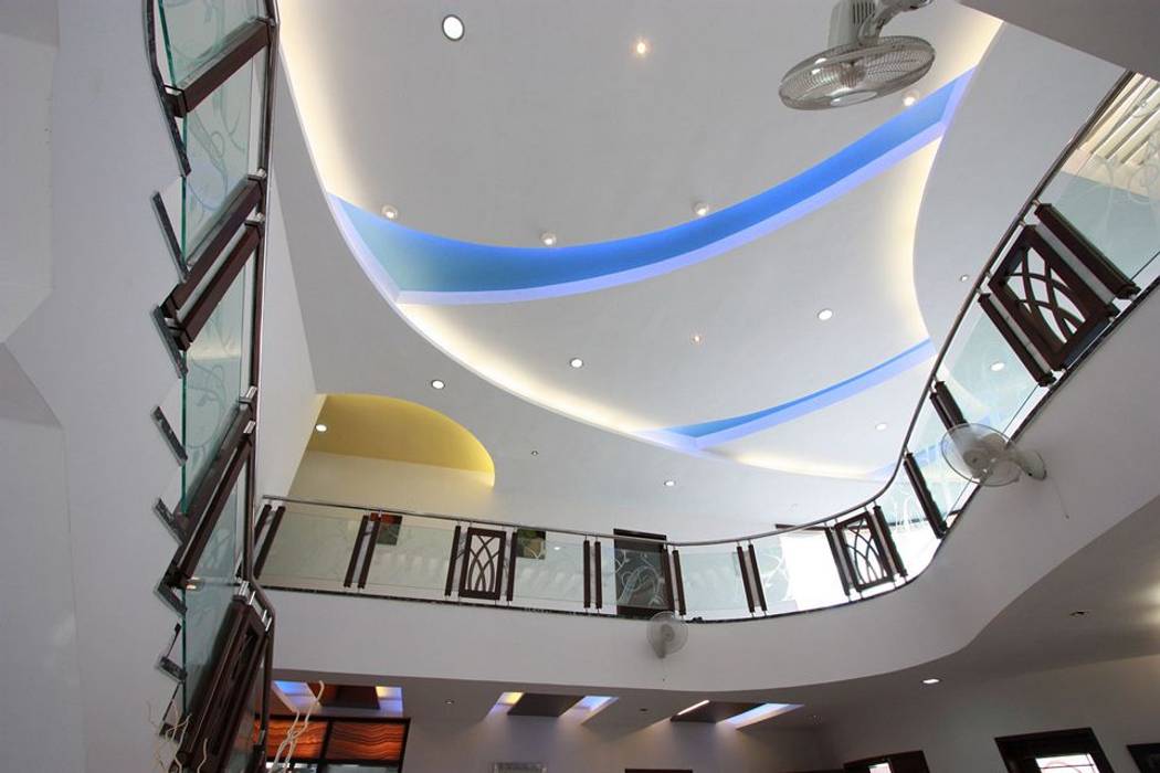 False ceiling Ansari Architects Modern corridor, hallway & stairs