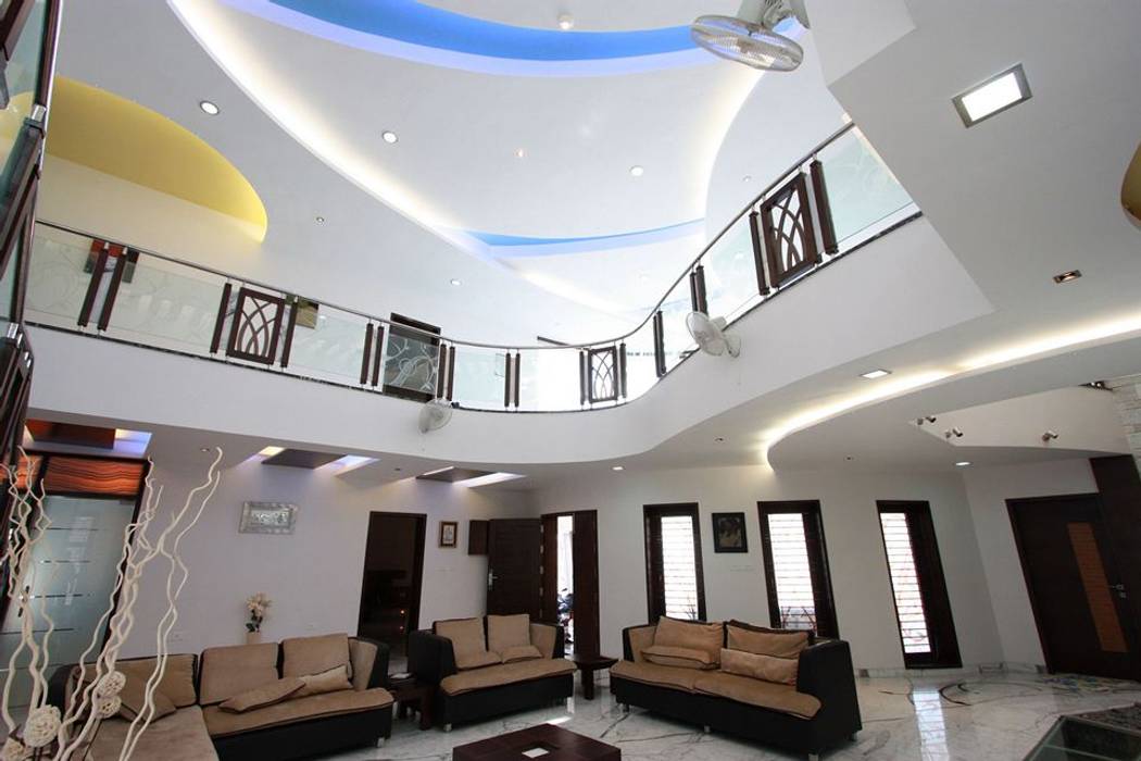 False Ceiling Modern Living Room By Ansari Architects Modern
