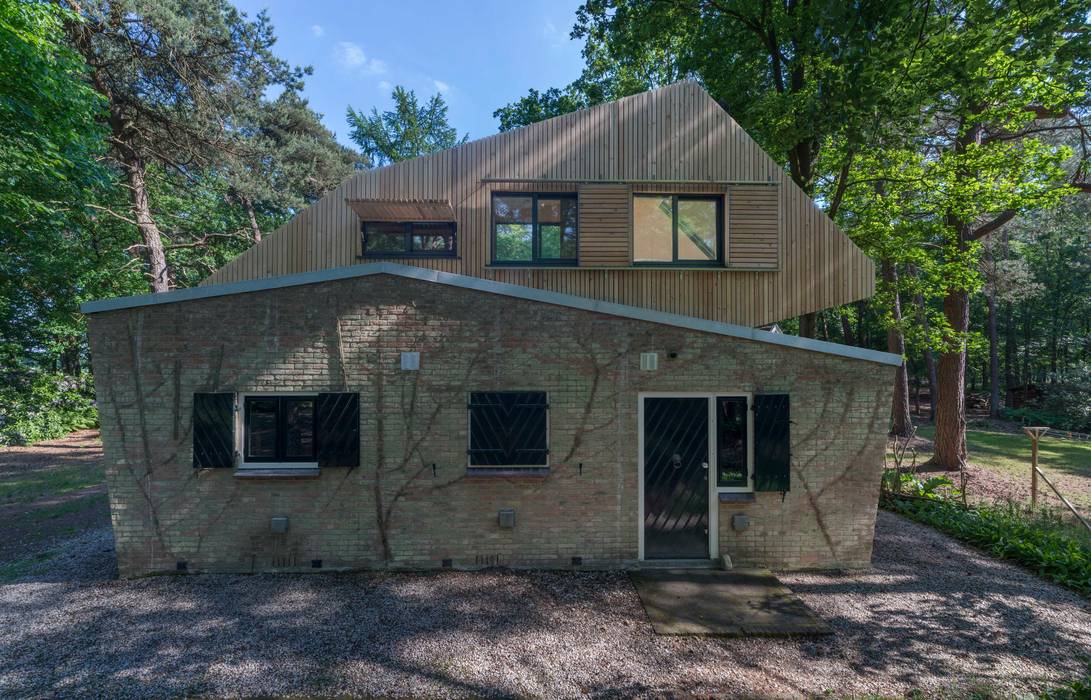 Boshuis, Bloot Architecture Bloot Architecture Moderne huizen Hout Hout