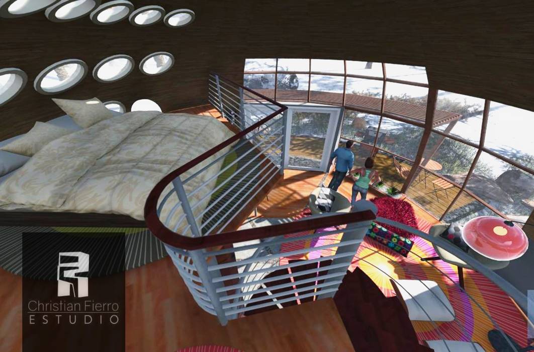 Estilo interior tipo Loft homify Dormitorios de estilo minimalista Contrachapado