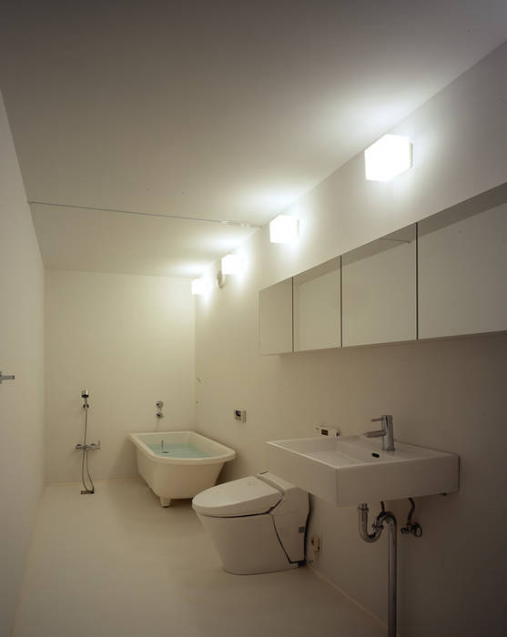 印旛のスタジオ, SHSTT SHSTT Minimalist style bathrooms Wood Wood effect