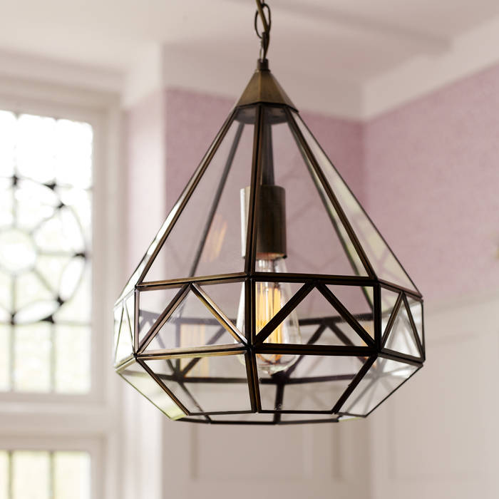 Lámpara de cristal Zaria Laura Ashley Decoración Salas de estilo clásico Iluminación