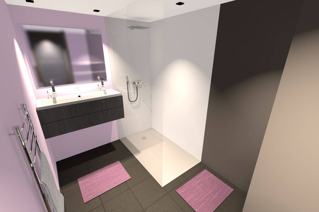 Dossier Salles de bain!, Concepteur Designer d'Espace - Cyril DARD Concepteur Designer d'Espace - Cyril DARD Casas de banho minimalistas