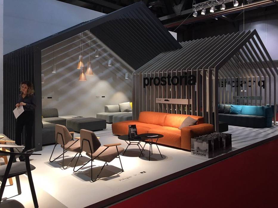 Messestand Prostoria Sofas Und Sessel In Mailand 2016 Moderne