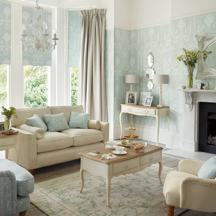 Josette Duck Egg - Primavera Verano 2016, Laura Ashley Decoración Laura Ashley Decoración 客廳