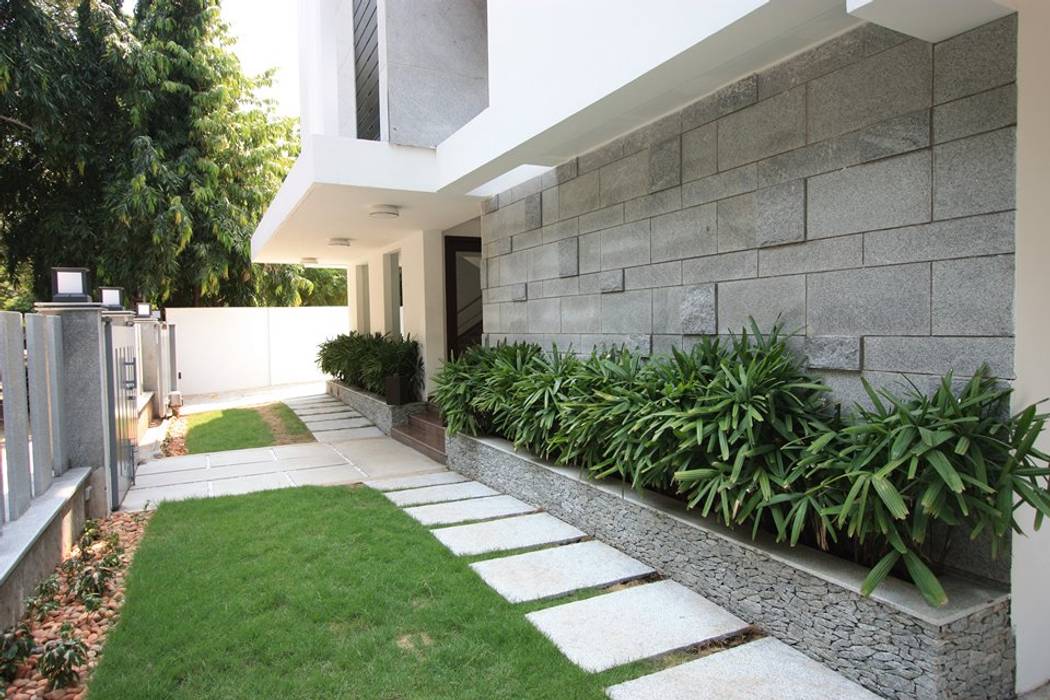 Landscape Ansari Architects Modern garden Plant,Road surface,Tree,Land lot,Grass,Urban design,Flooring,Building,Shrub,Real estate