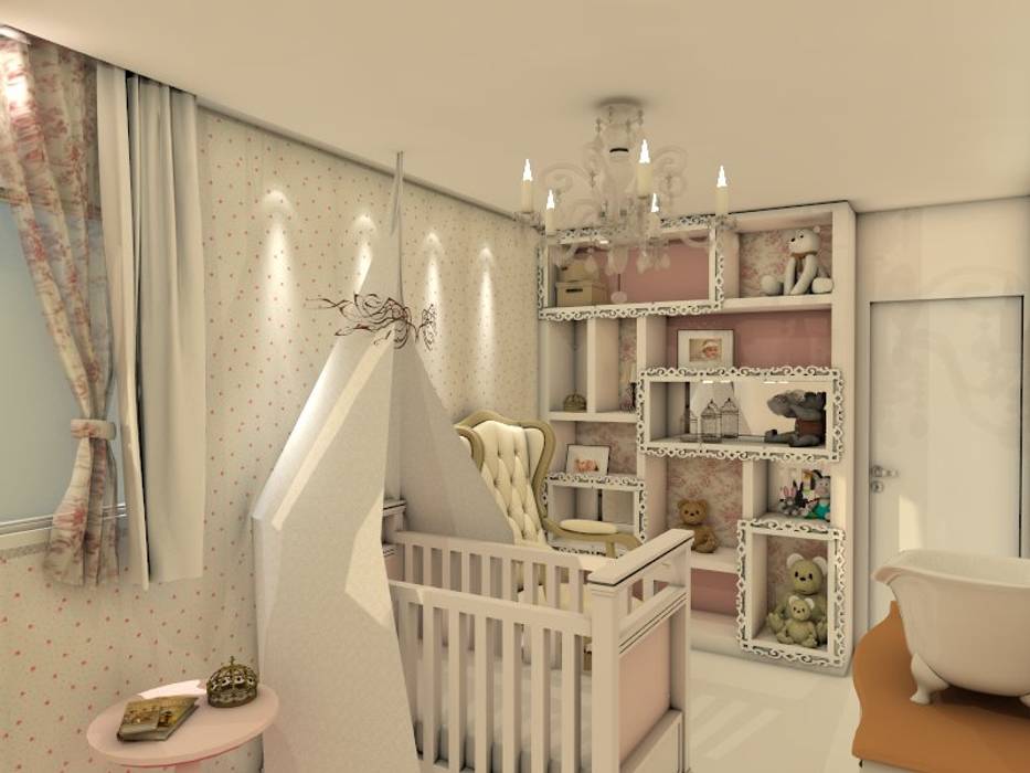 Suite do Bebê, Deise Luna Arquitetura Deise Luna Arquitetura Kamar Bayi/Anak Klasik Accessories & decoration