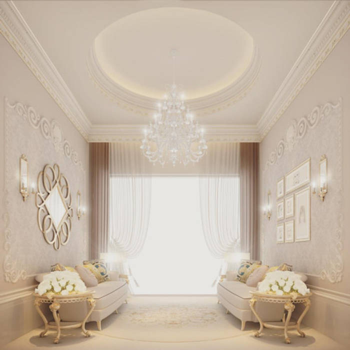 Interior Design & Architecture by IONS DESIGN Dubai,UAE, IONS DESIGN IONS DESIGN غرفة المعيشة