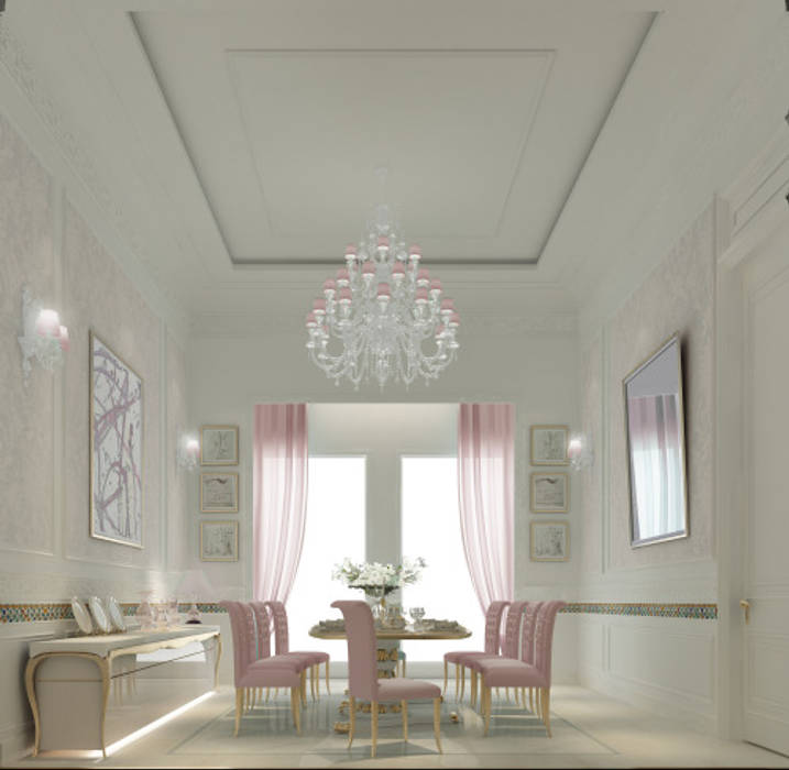 Interior Design & Architecture by IONS DESIGN Dubai,UAE, IONS DESIGN IONS DESIGN Classic style dining room