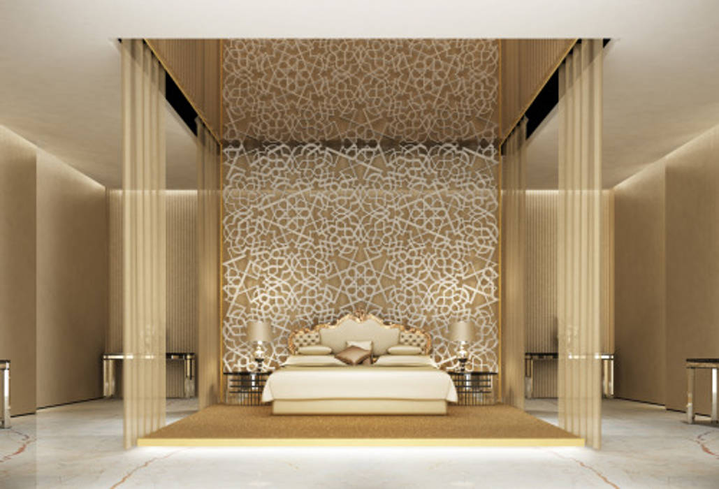 Interior Design & Architecture by IONS DESIGN Dubai,UAE, IONS DESIGN IONS DESIGN Classic style bedroom