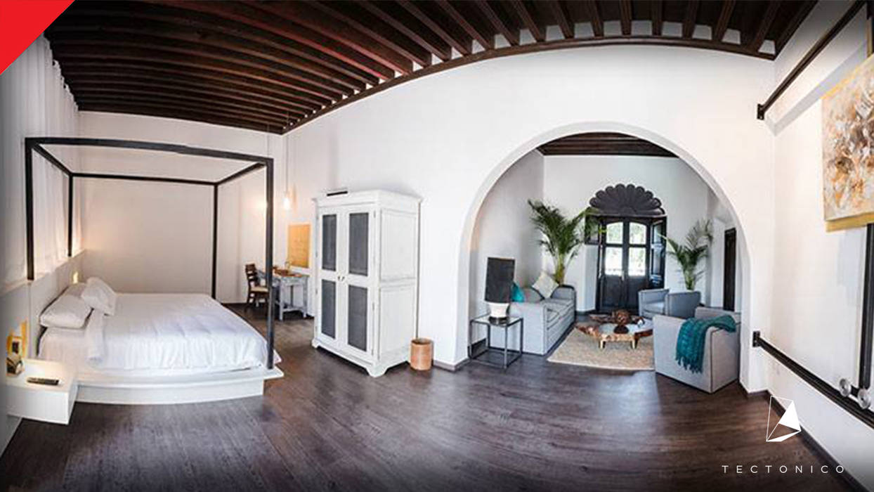 Hotel Mesón de Santa Rosa, Tectónico Tectónico Colonial style bedroom