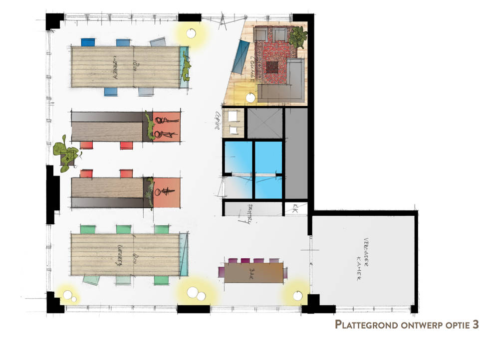 Inrichting count & cooper, Woon Architecten Woon Architecten