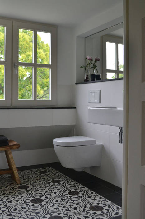 Ontwerp badkamer in oude boerderij: landelijke badkamer door ... Ontwerp badkamer in oude boerderij: landelijke badkamer door ...