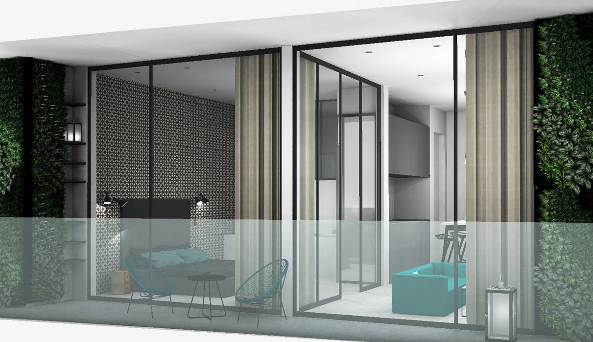 Modern Balcony Veranda Terrace By Julia Kosina Interior Design