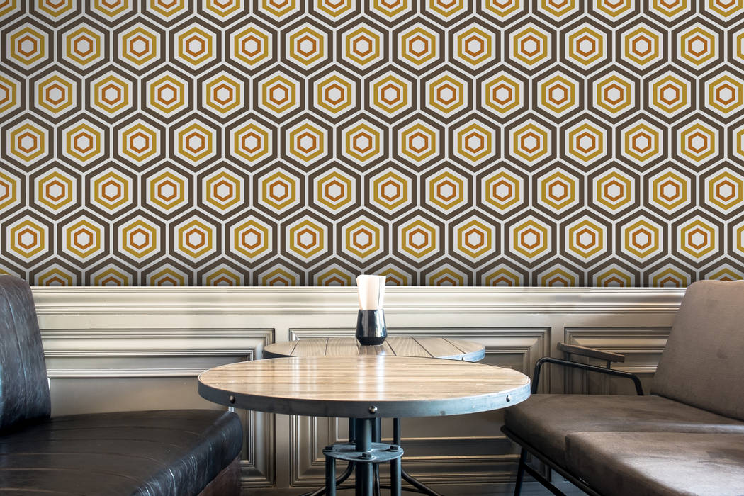 Hexagono Castanho Amarelo E Laranja Oh Wallpaper Parede E Pisopapel De Parede Papel Castanho Homify Download hd wallpapers for free on unsplash. homify