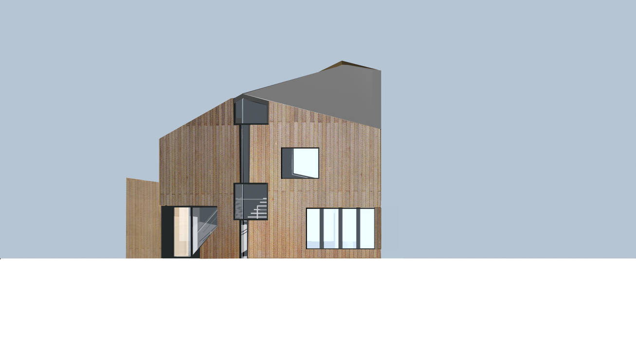 concepthouse houten villa , hans moor architects hans moor architects Moderne huizen Hout Hout