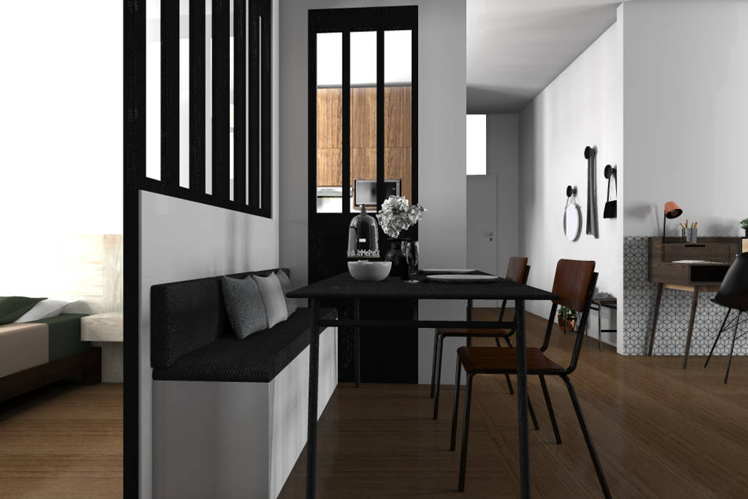 Espace A Vivre Facon Usine Des Annees 70 Salle A Manger Rurale