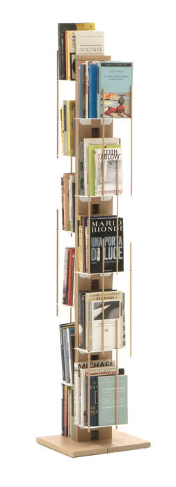 Zia Veronica | Column bookshelf | h 150 cm Le zie di Milano Дома в стиле минимализм Твердая древесина Многоцветный Хозяйственные товары