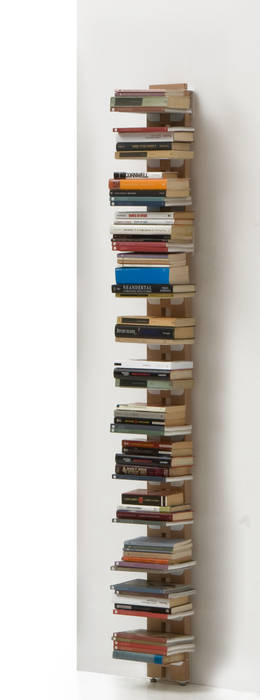 Zia Ortensia | Wall bookshelf | h 195 cm Le zie di Milano Case in stile minimalista Legno massello Variopinto libreria,ortensia,design,made,italy,legno,massello,Articoli Casalinghi