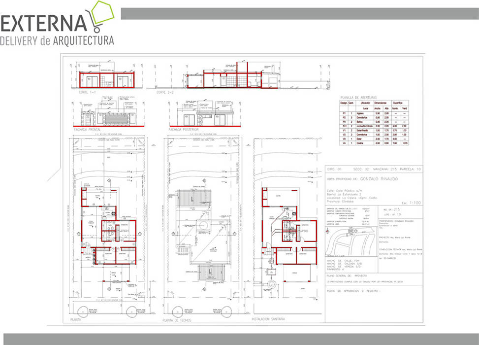 Tramitaciones, Externa Arquitectura Externa Arquitectura