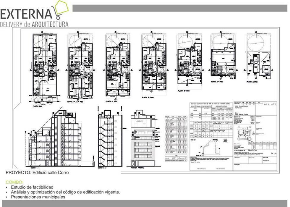 Tramitaciones, Externa Arquitectura Externa Arquitectura