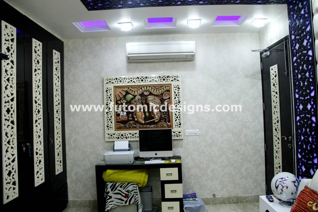 Premium Home Interiors, Futomic Design Services Pvt. Ltd. Futomic Design Services Pvt. Ltd. Modern style bedroom