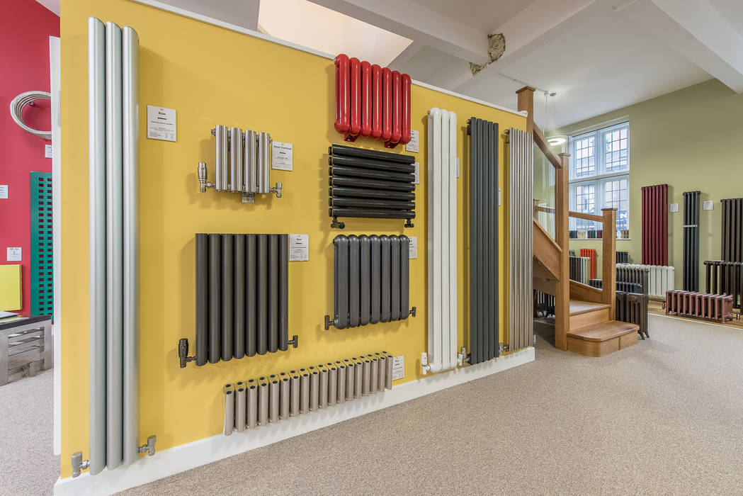 UK's largest radiator showroom: More than 250 models on display over 200m2, Feature Radiators Feature Radiators