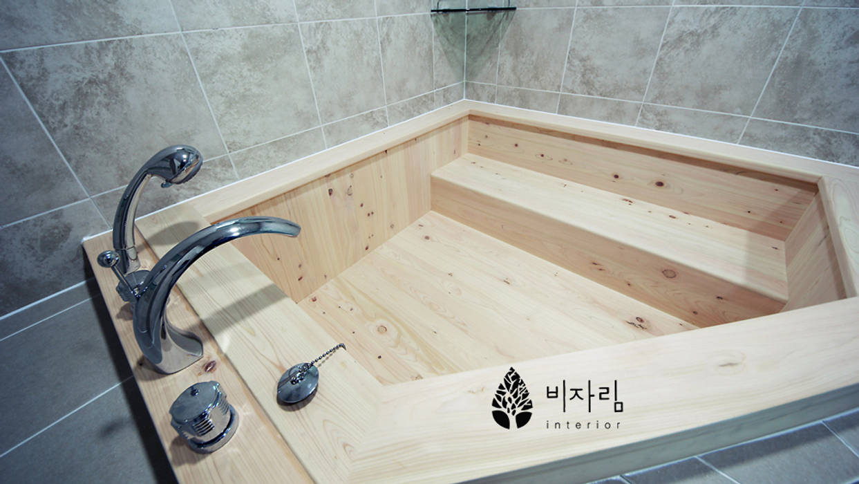 [休] 가족을 위한 자연같은 집, 비자림인테리어 비자림인테리어 Scandinavian style bathroom